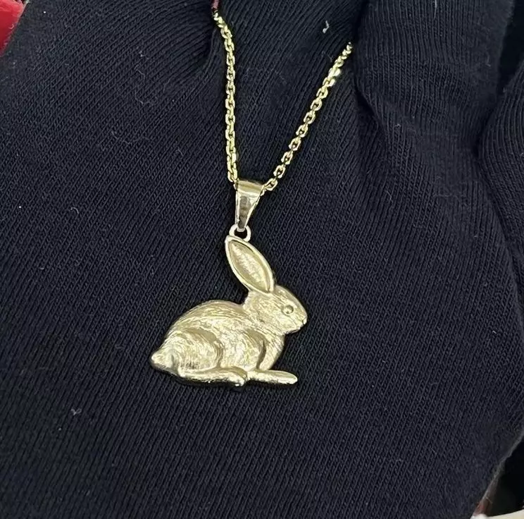 Rabbit Pendant V2 different sizes N62 3D print model