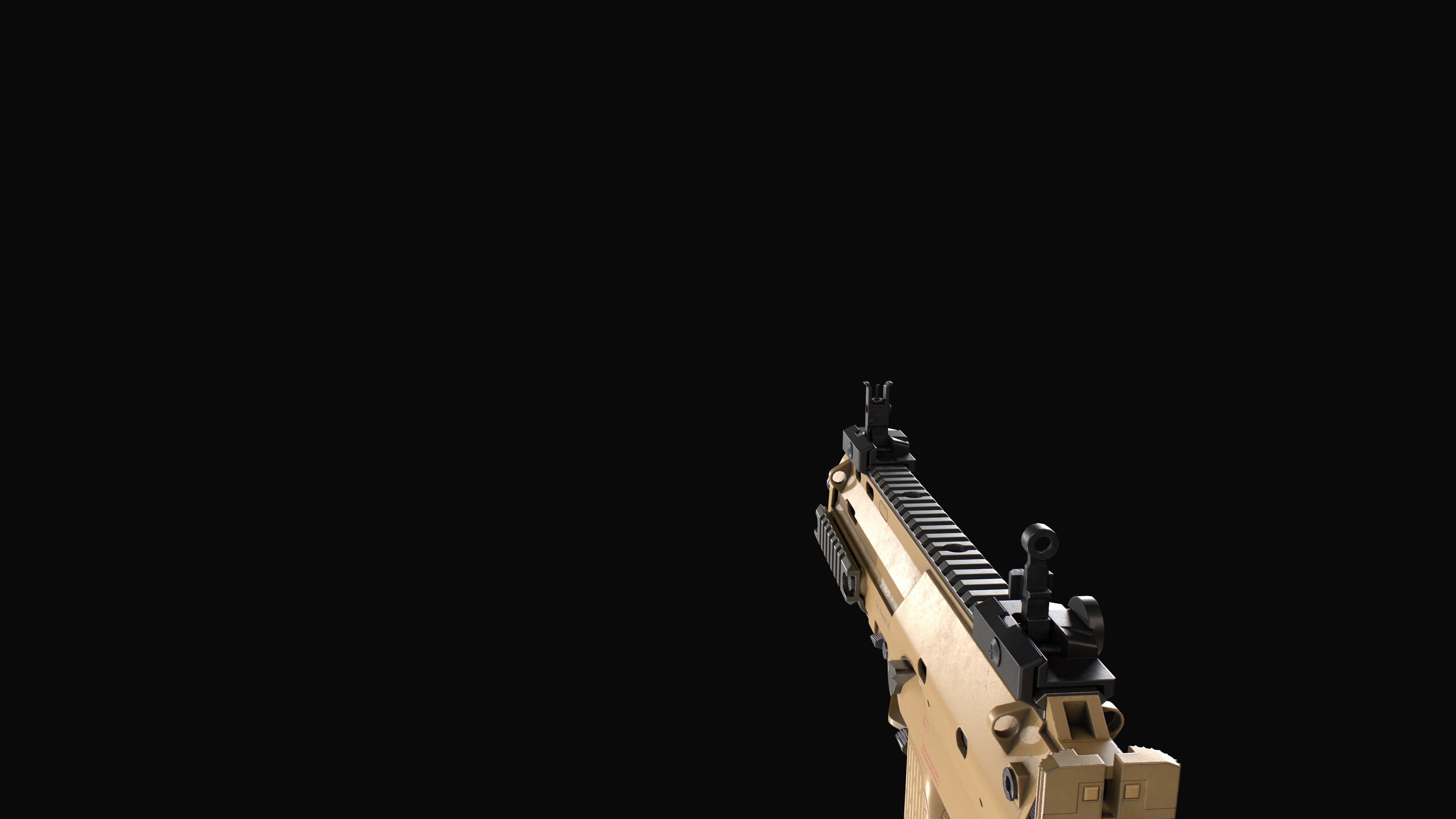 Modular SMG HK MP7A2 Low-poly 3D model_28