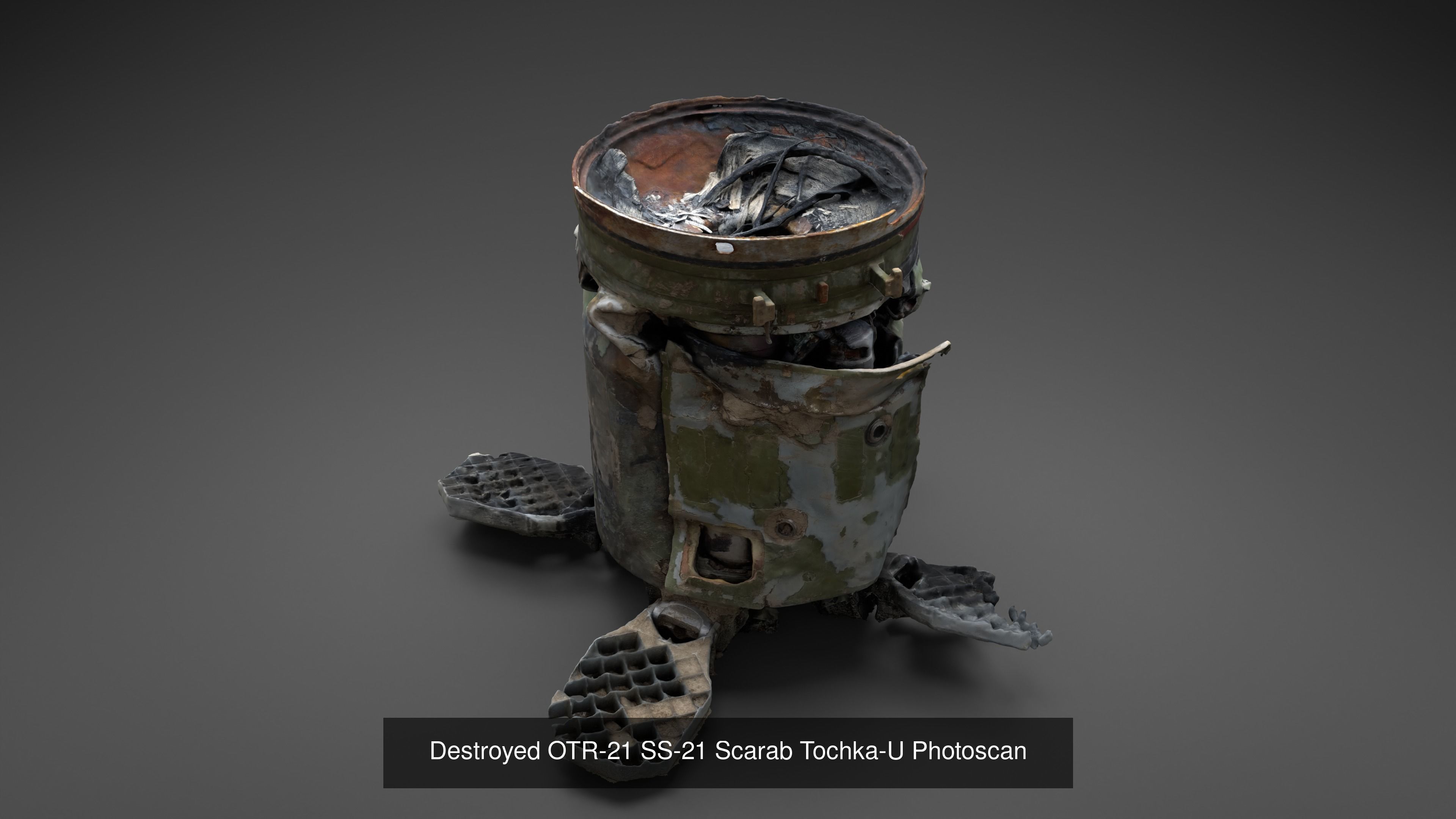 Military Vehicle Missile Pack Photoscan High Poly 3D Model Collection_23