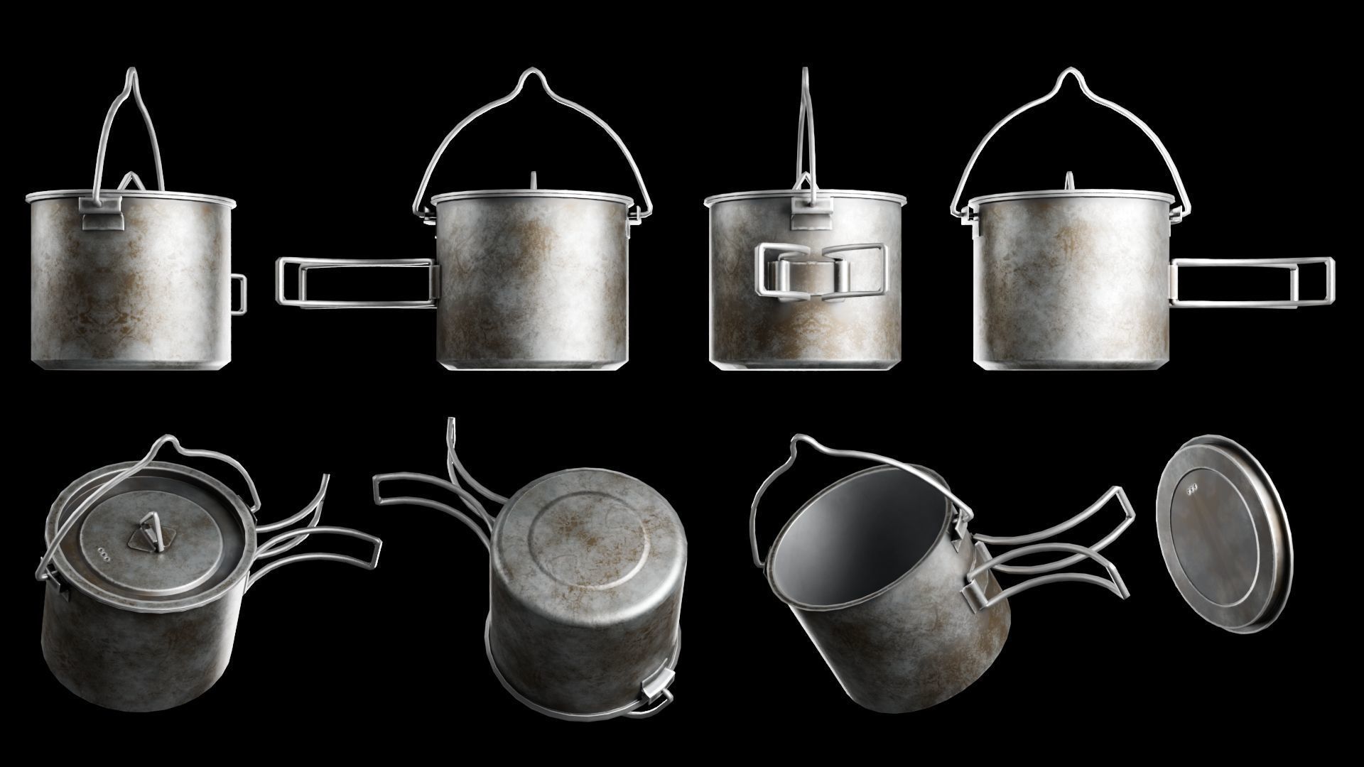 Camping Equipment 3D Model Collection_4