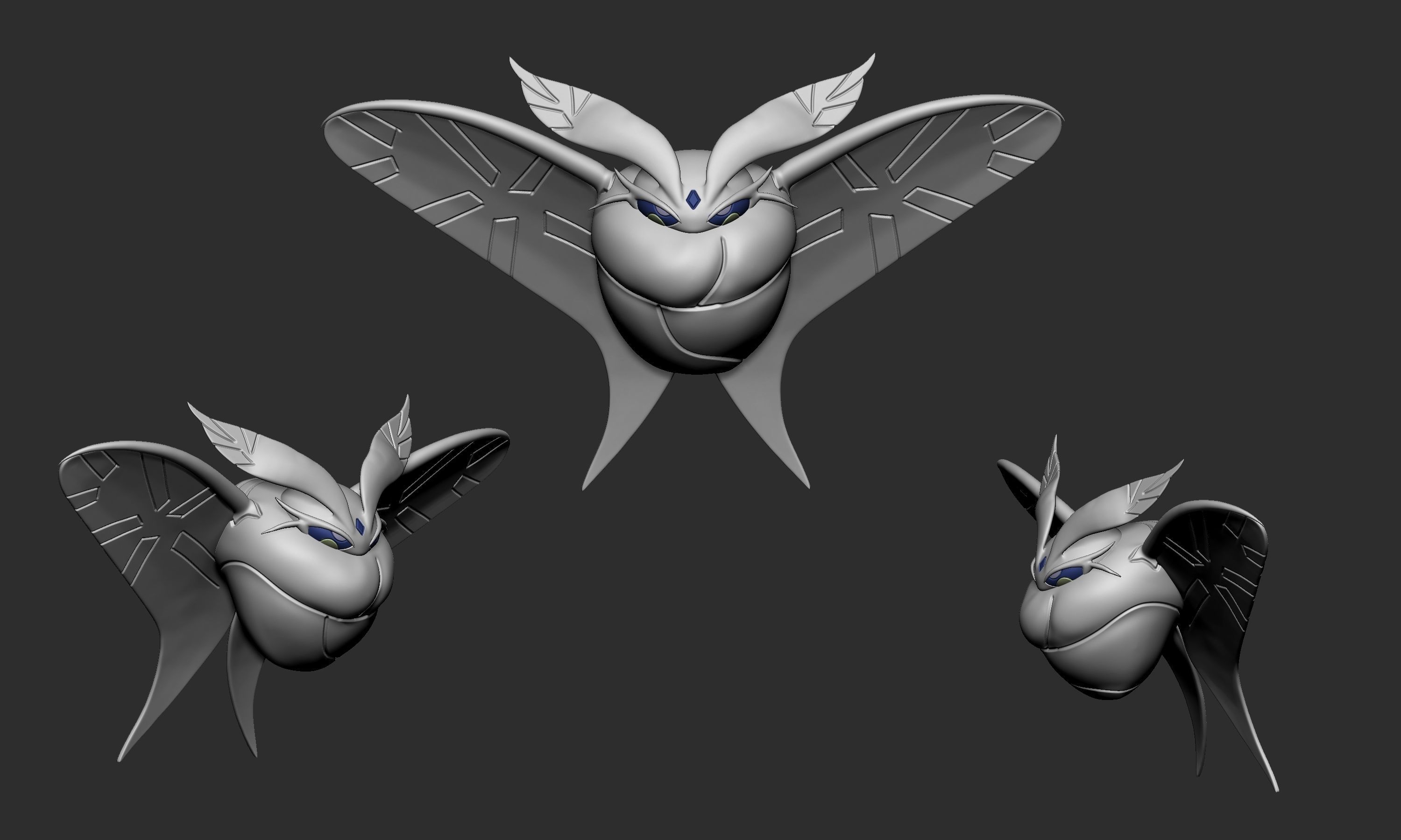 Pokemon - Frosmoth 3D print model_2