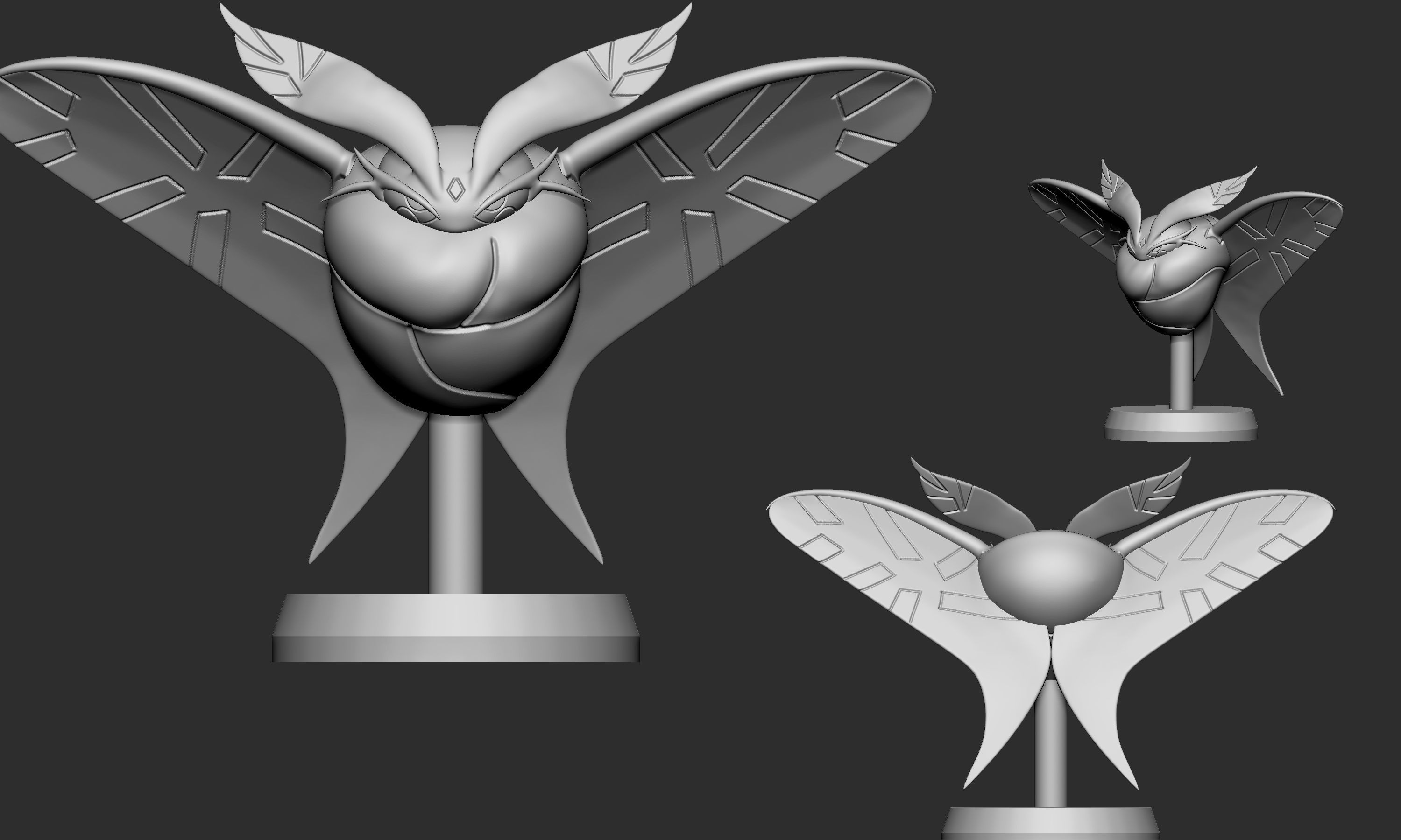 Pokemon - Frosmoth 3D print model_7