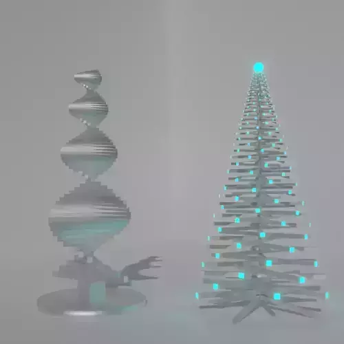 Modern Christmas Trees Bundle
