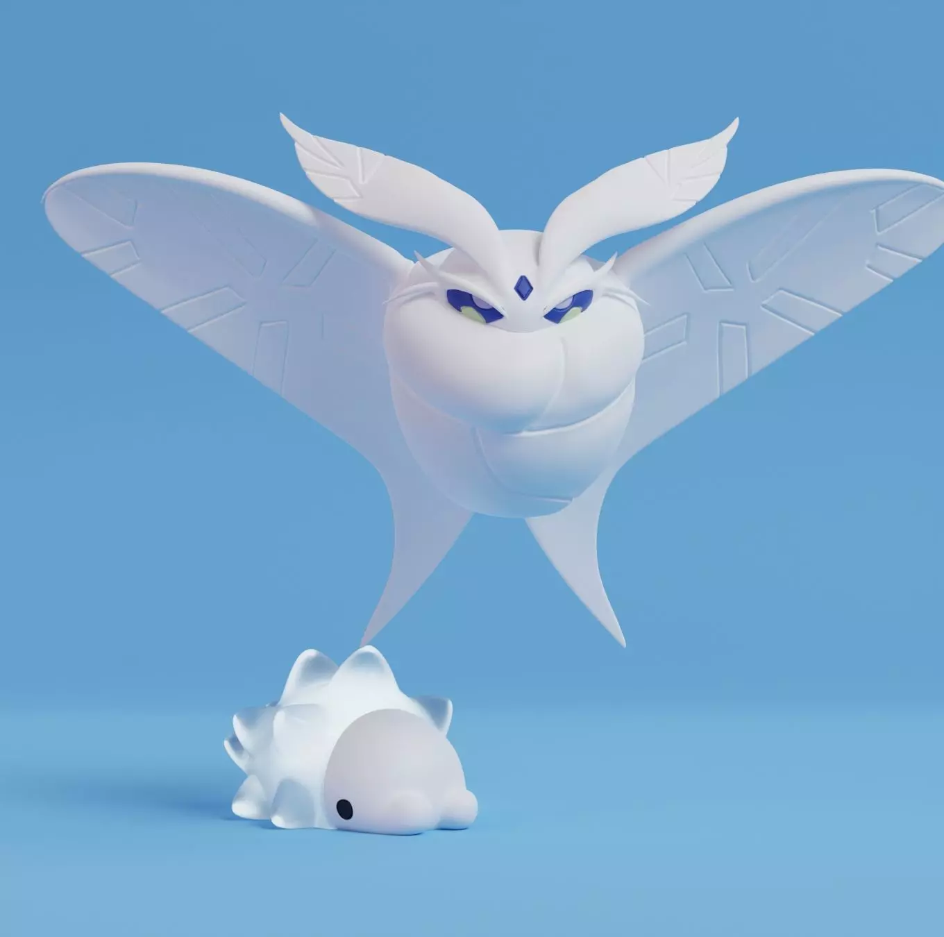 Pokemon - Snom and Frosmoth 3D print model_0