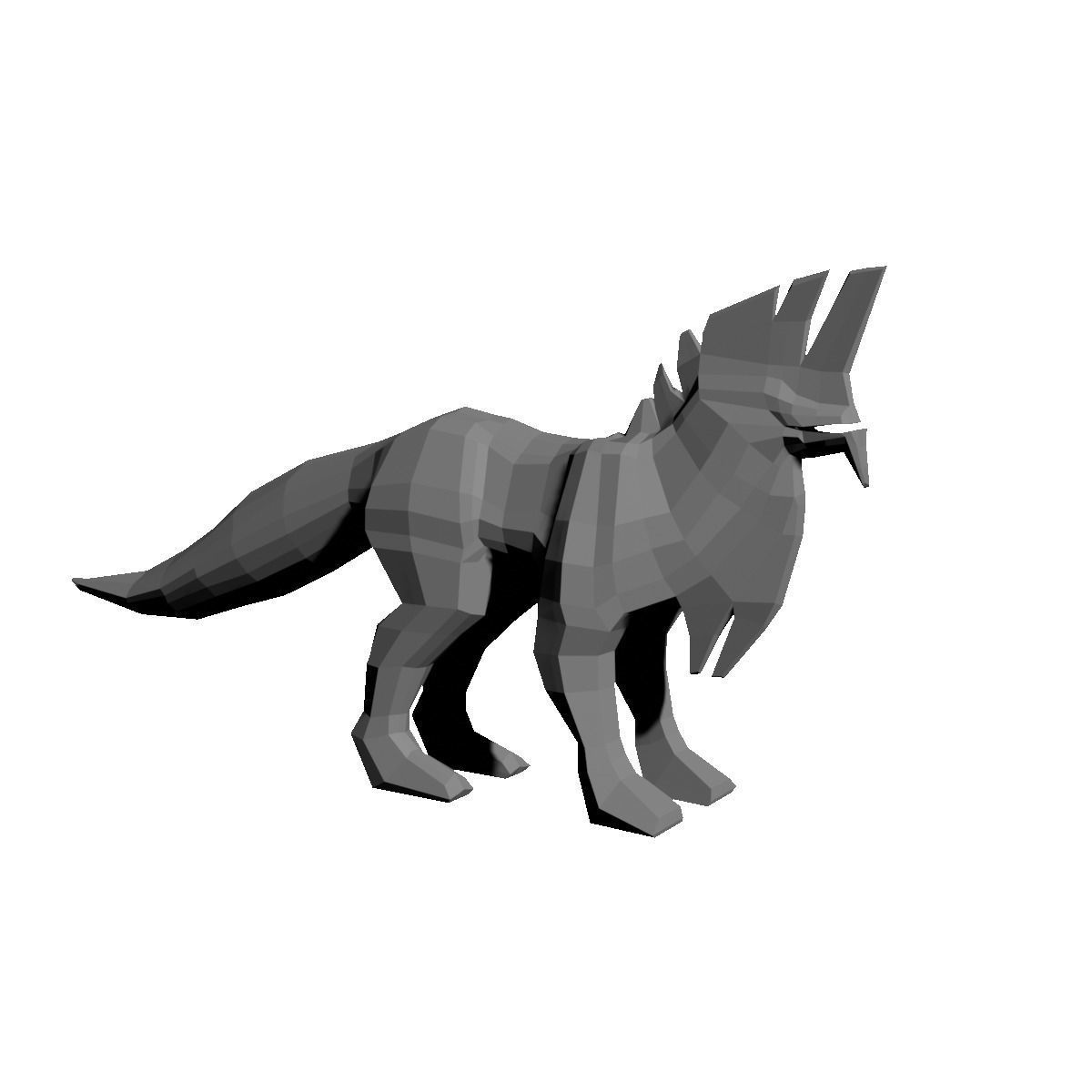  game character  Low-poly 3D model_6