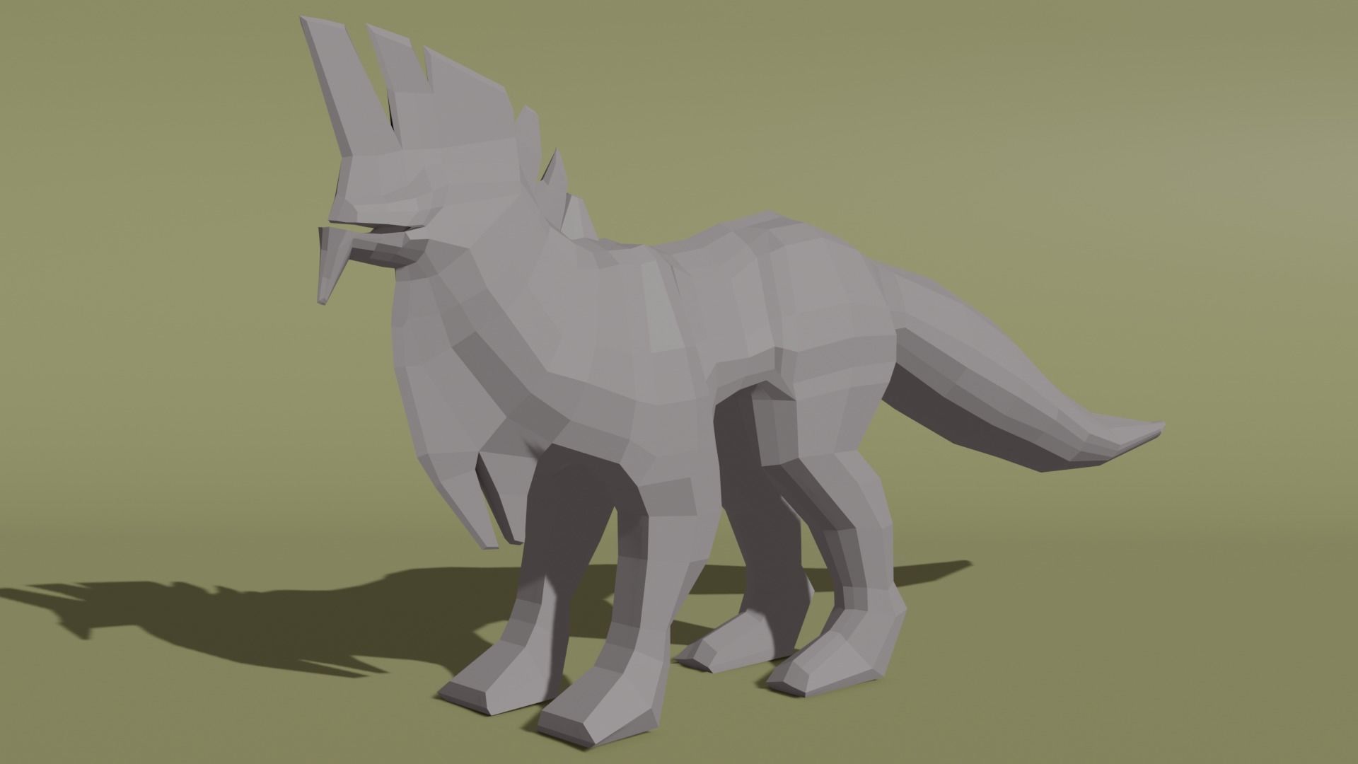 game character  Low-poly 3D model_11