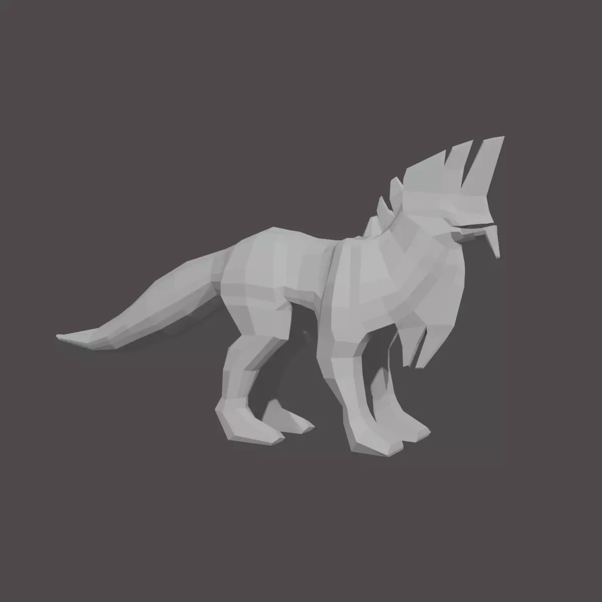  game character  Low-poly 3D model_0