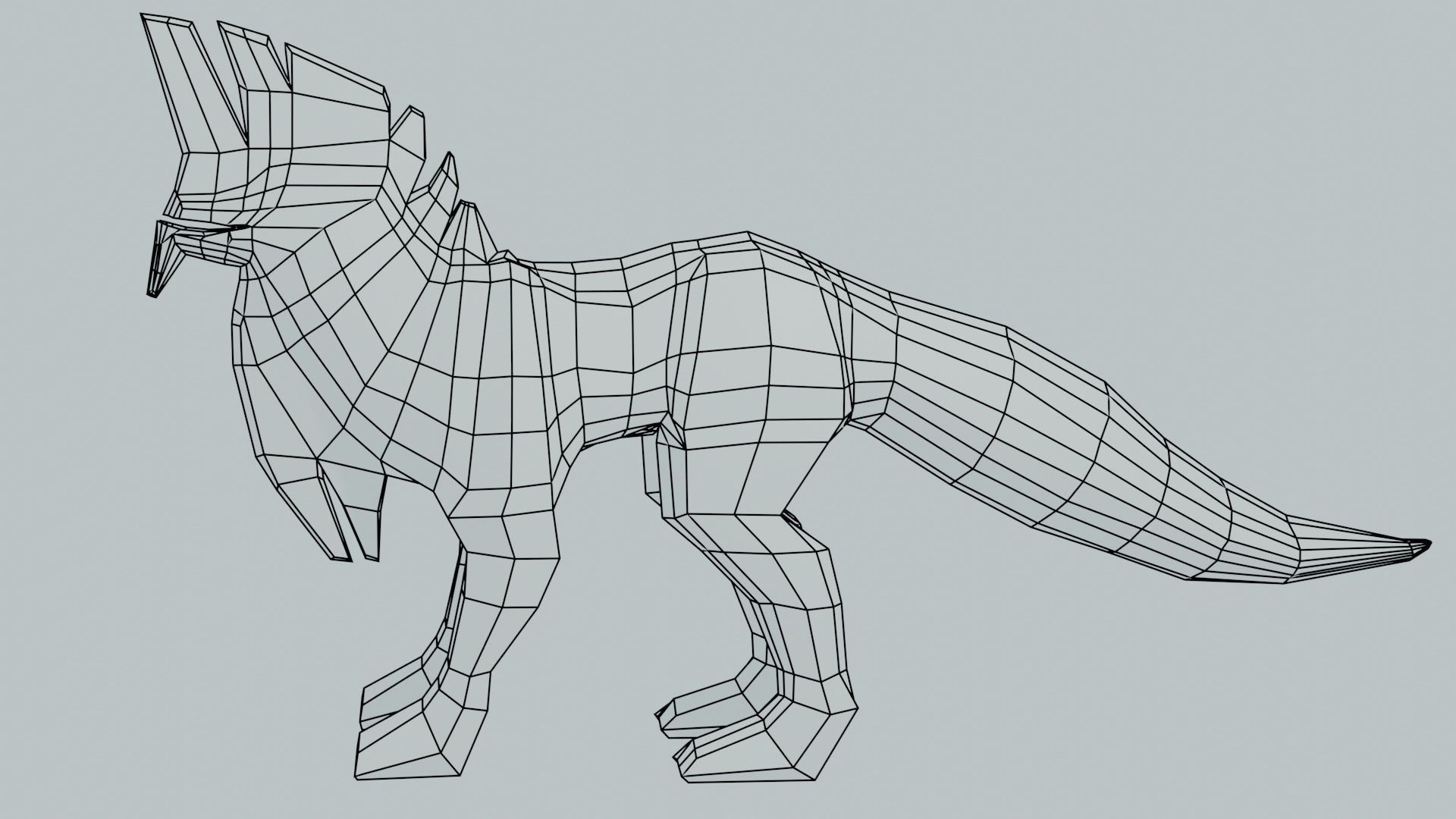  game character  Low-poly 3D model_13