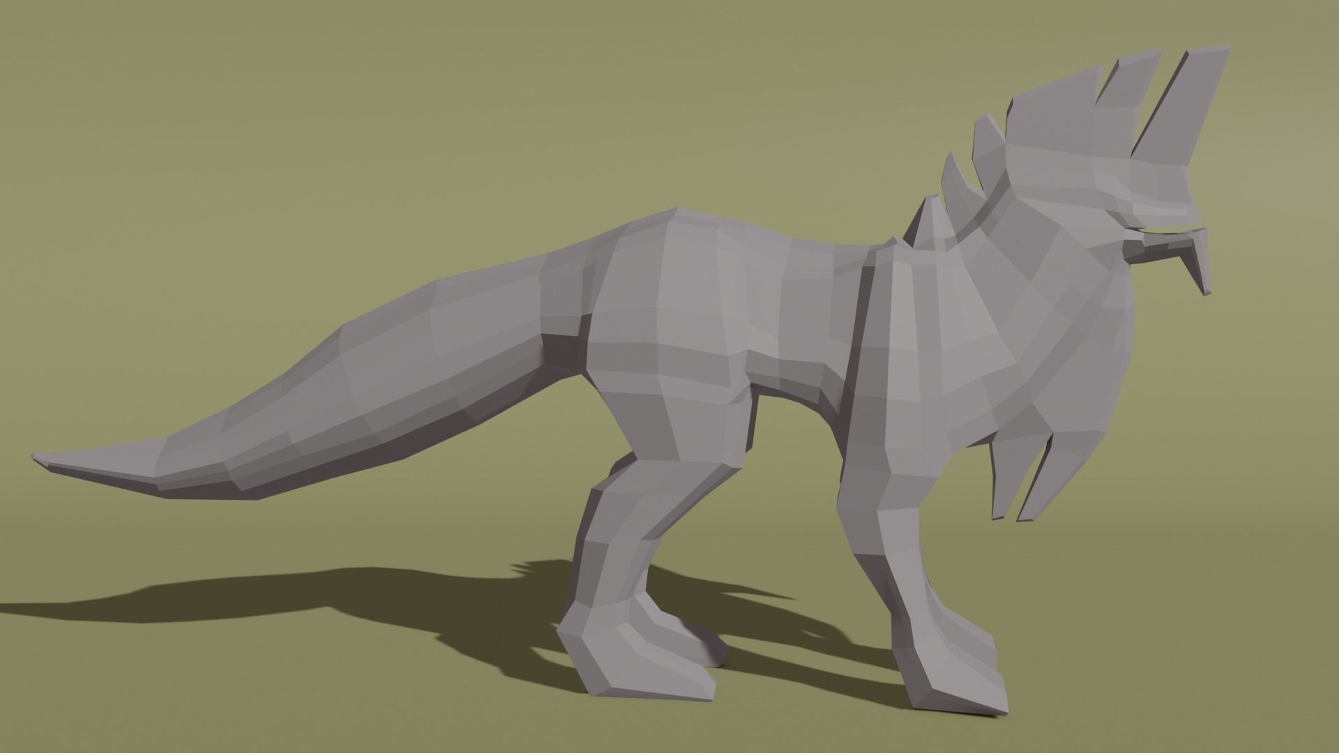  game character  Low-poly 3D model_8