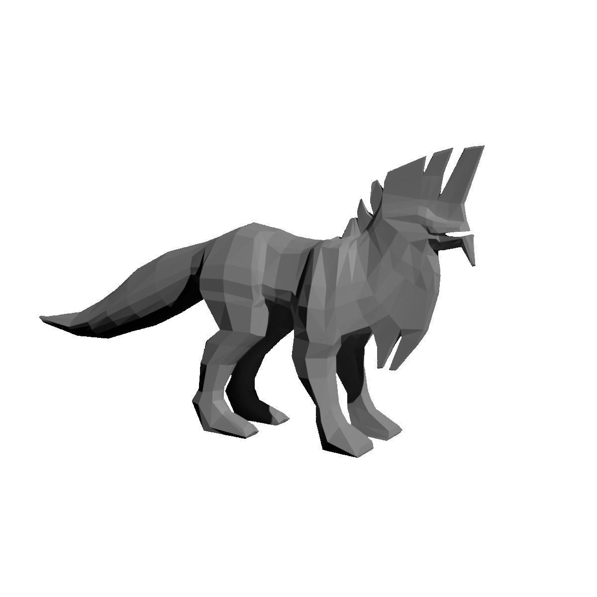  game character  Low-poly 3D model_1
