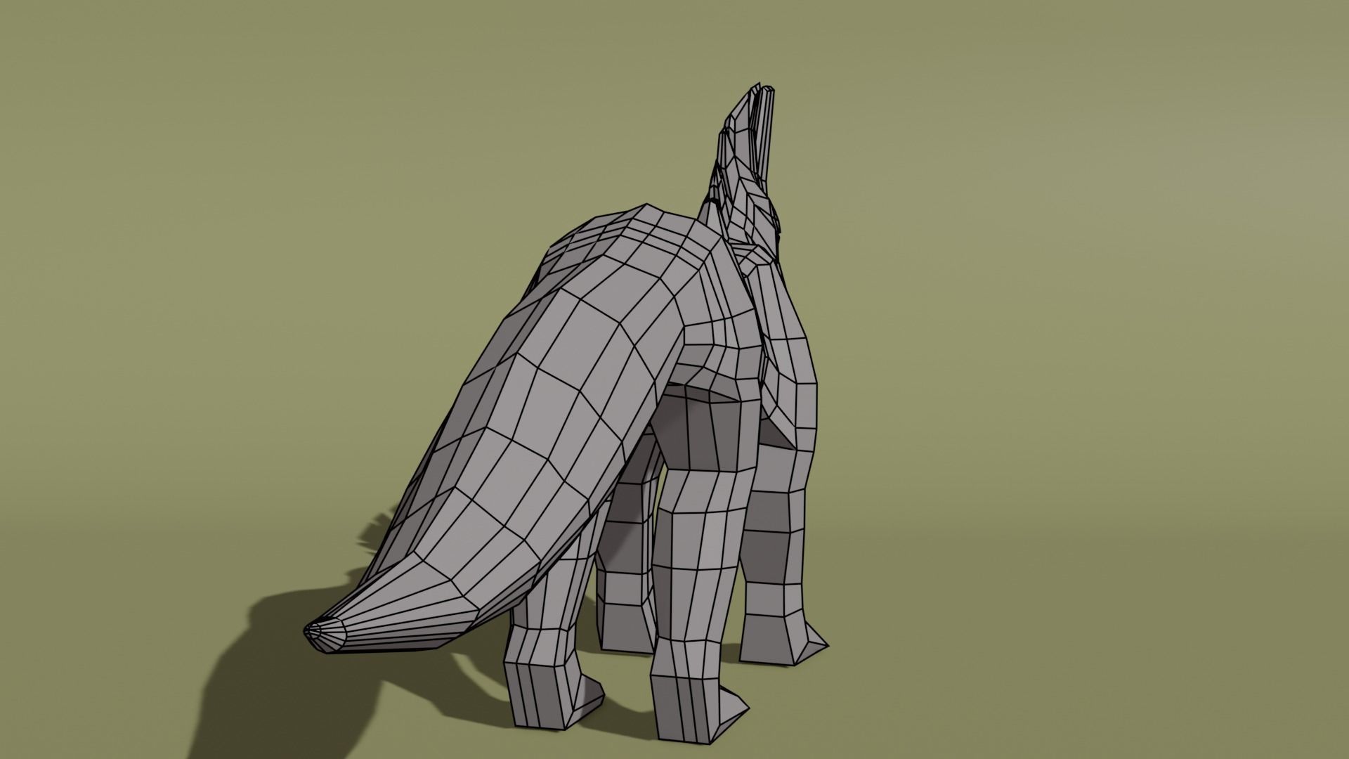  game character  Low-poly 3D model_5