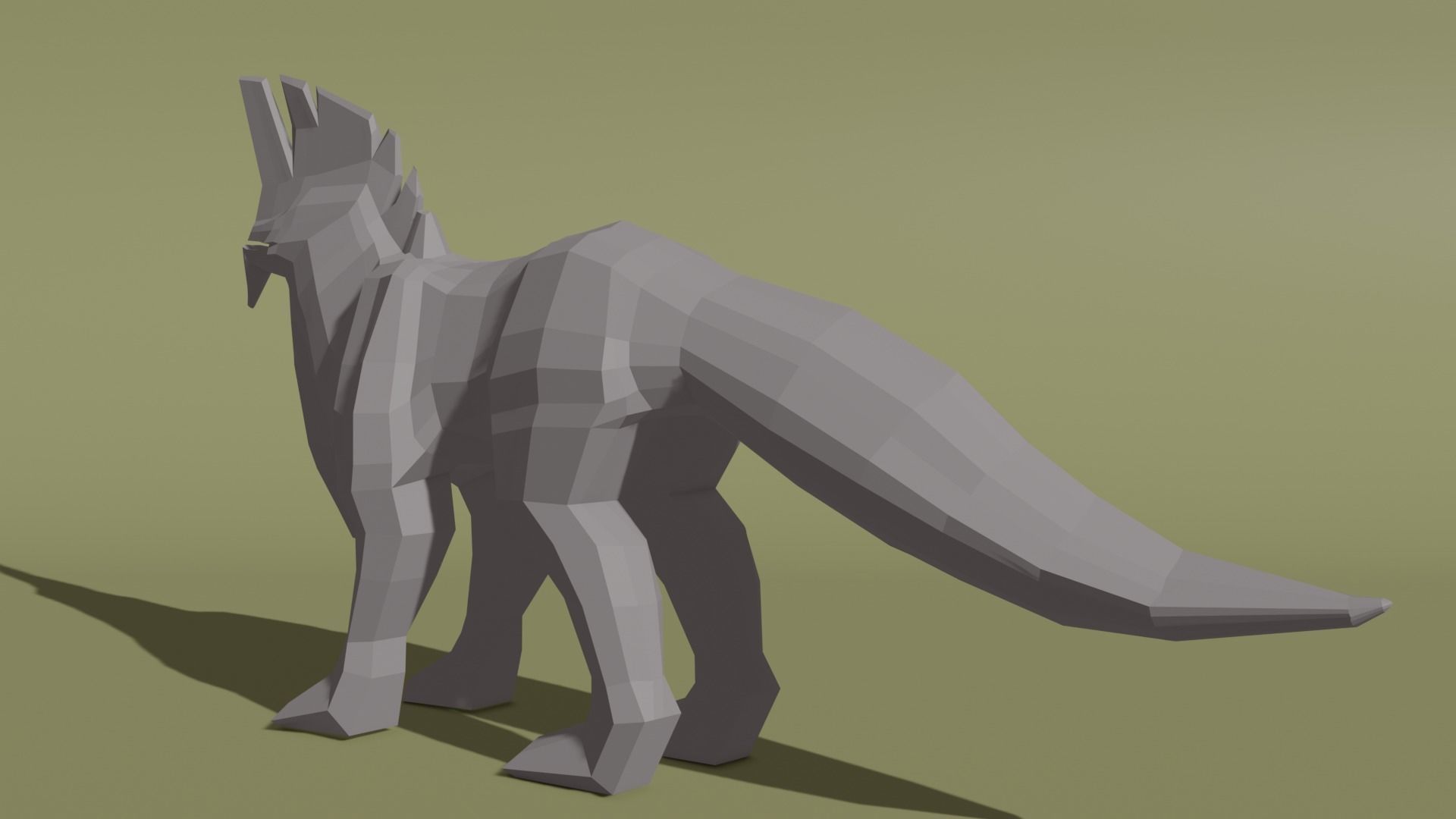  game character  Low-poly 3D model_10