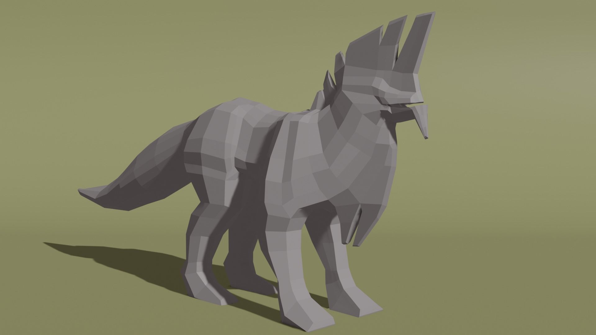  game character  Low-poly 3D model_7