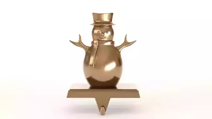 Snowman Christmas Stocking Hanger