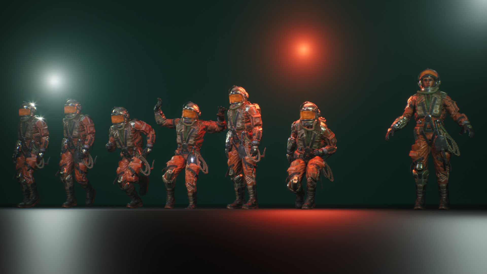 Space Adventurer Low-poly 3D model_4