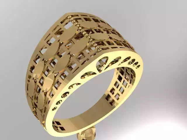 ring collection gold with filigree details