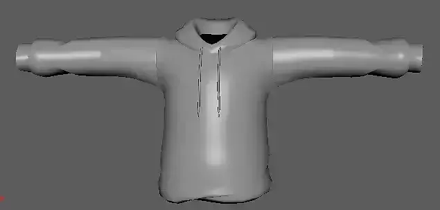 Hoodie Low Poly hooded shirt
