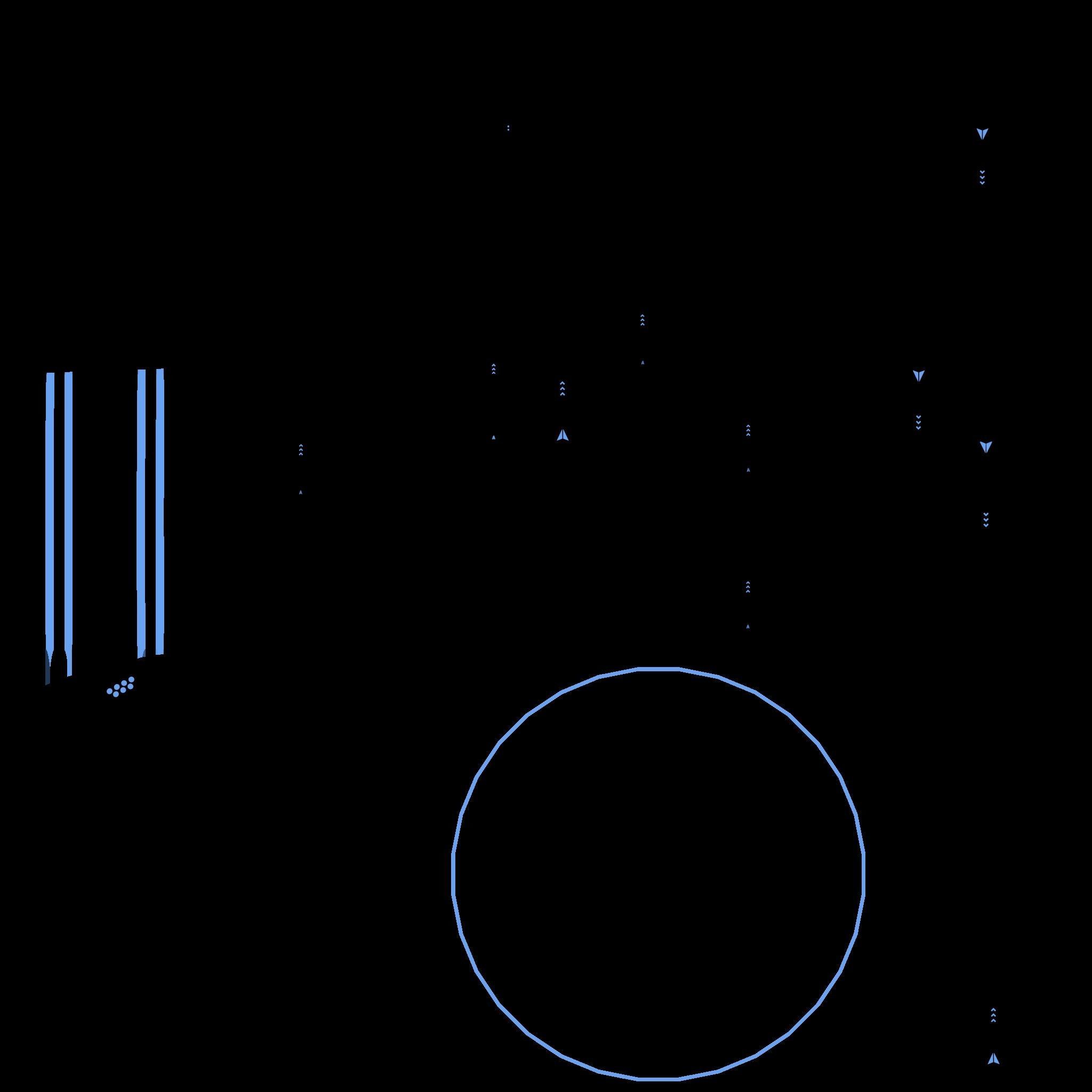 SciFi Facility C03 Blue - Sci Fi Exterior Design Low-poly 3D model_21