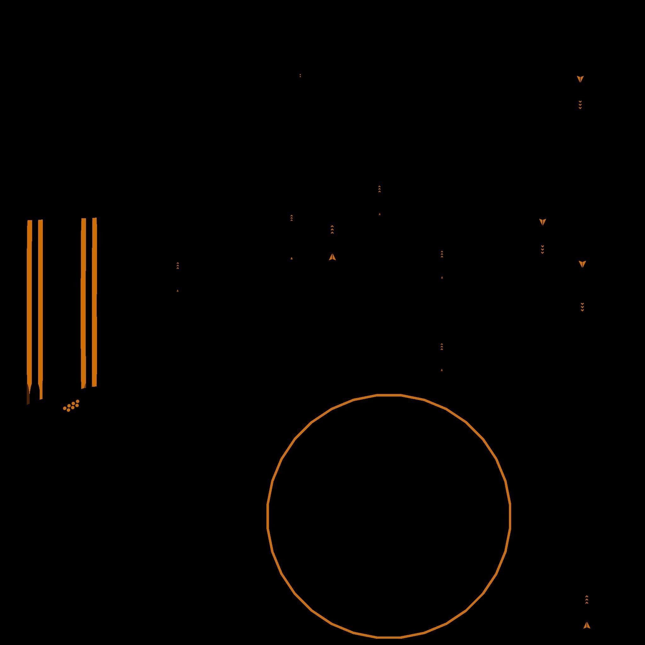 SciFi Facility C04 Orange - Sci Fi Exterior Design Low-poly 3D model_21