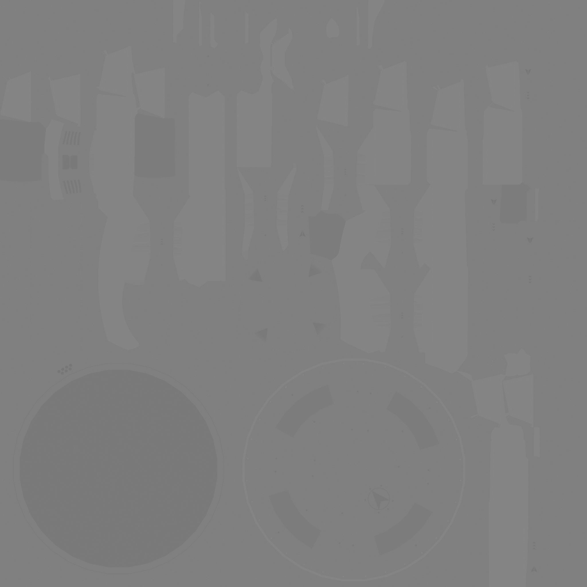 SciFi Facility C05 Red - Sci Fi Exterior Design Low-poly 3D model_22