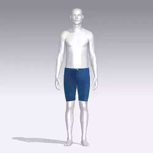 Pants mannequin wearing shorts