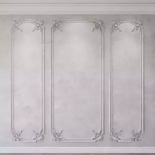 Wall moulding classic 3D model