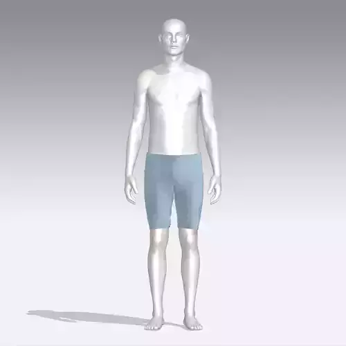 Pants mannequin wearing shorts