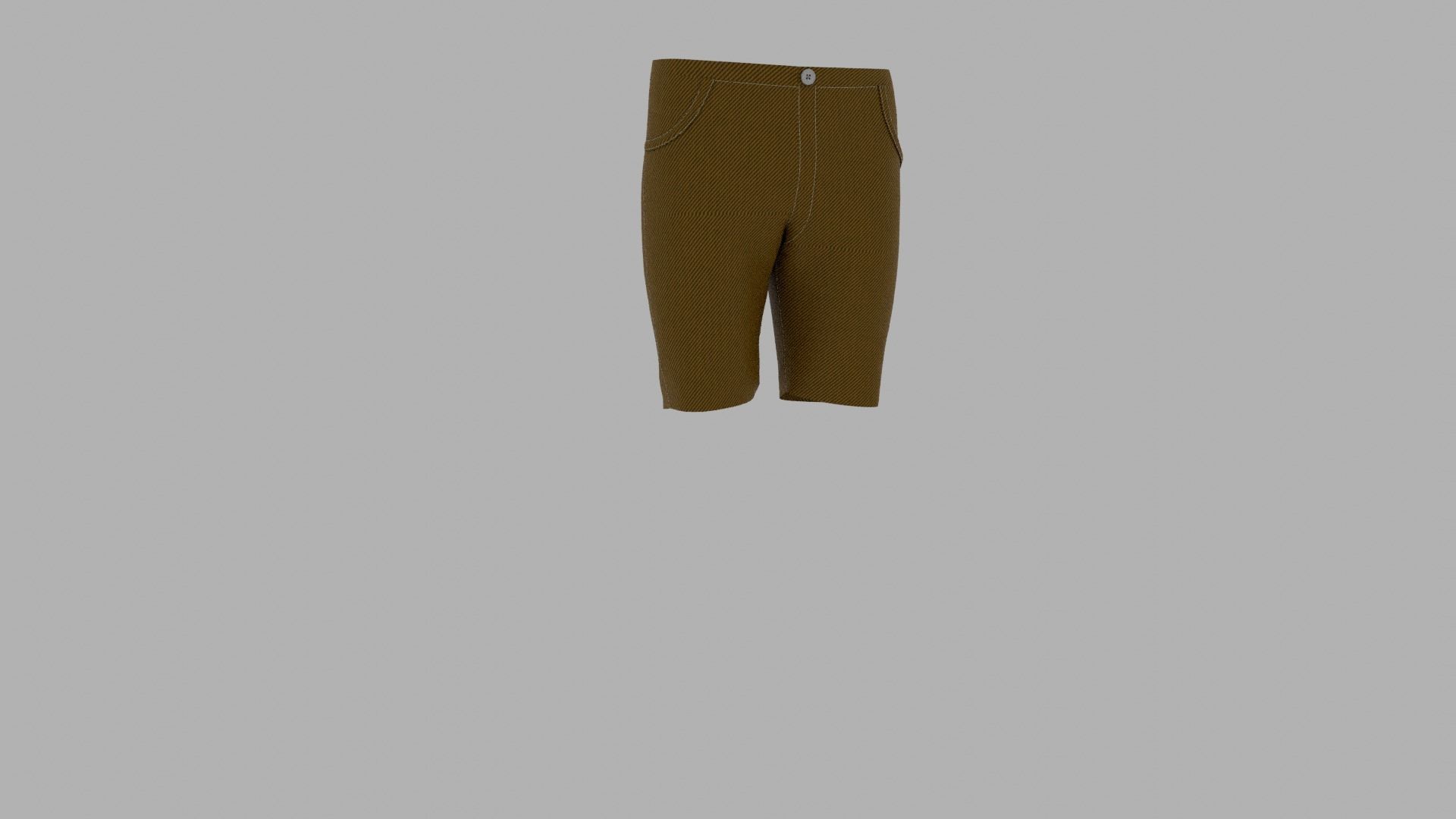 Pants mannequin wearing shorts Low-poly 3D model_4