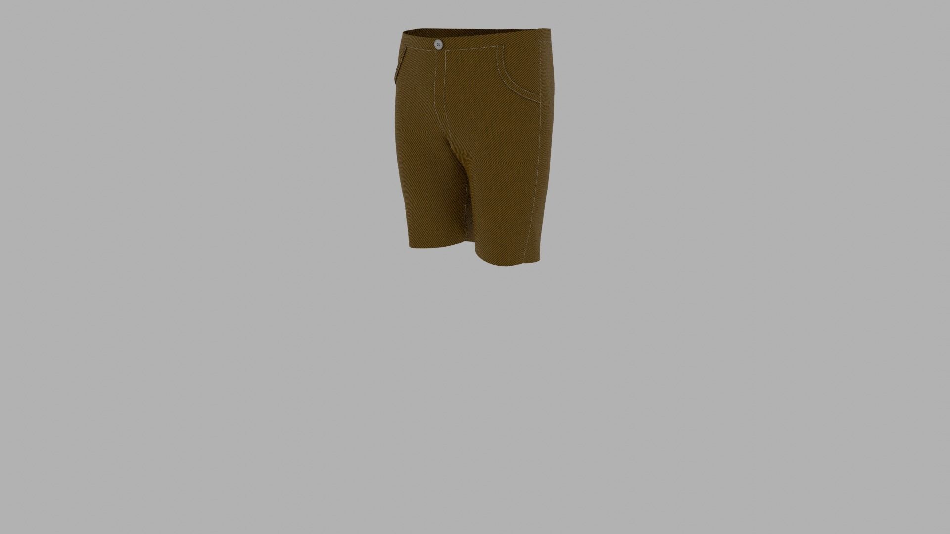 Pants mannequin wearing shorts Low-poly 3D model_2