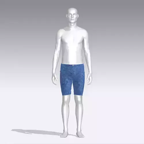 Pants mannequin wearing shorts