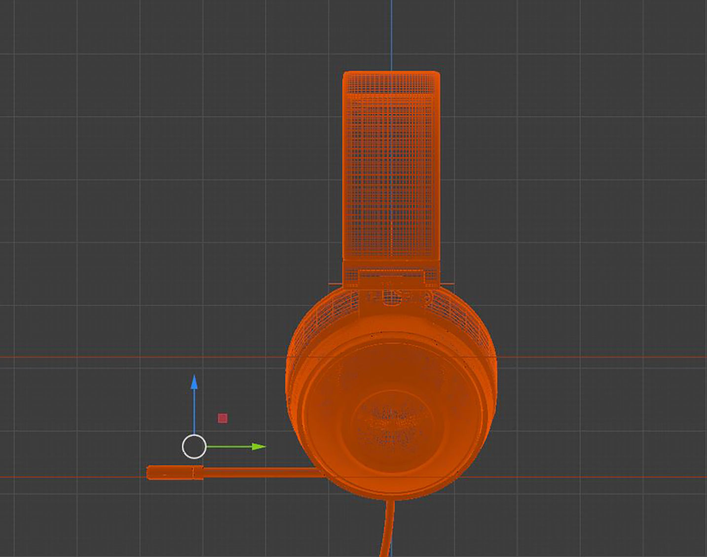 Headset Razer 3D model_10
