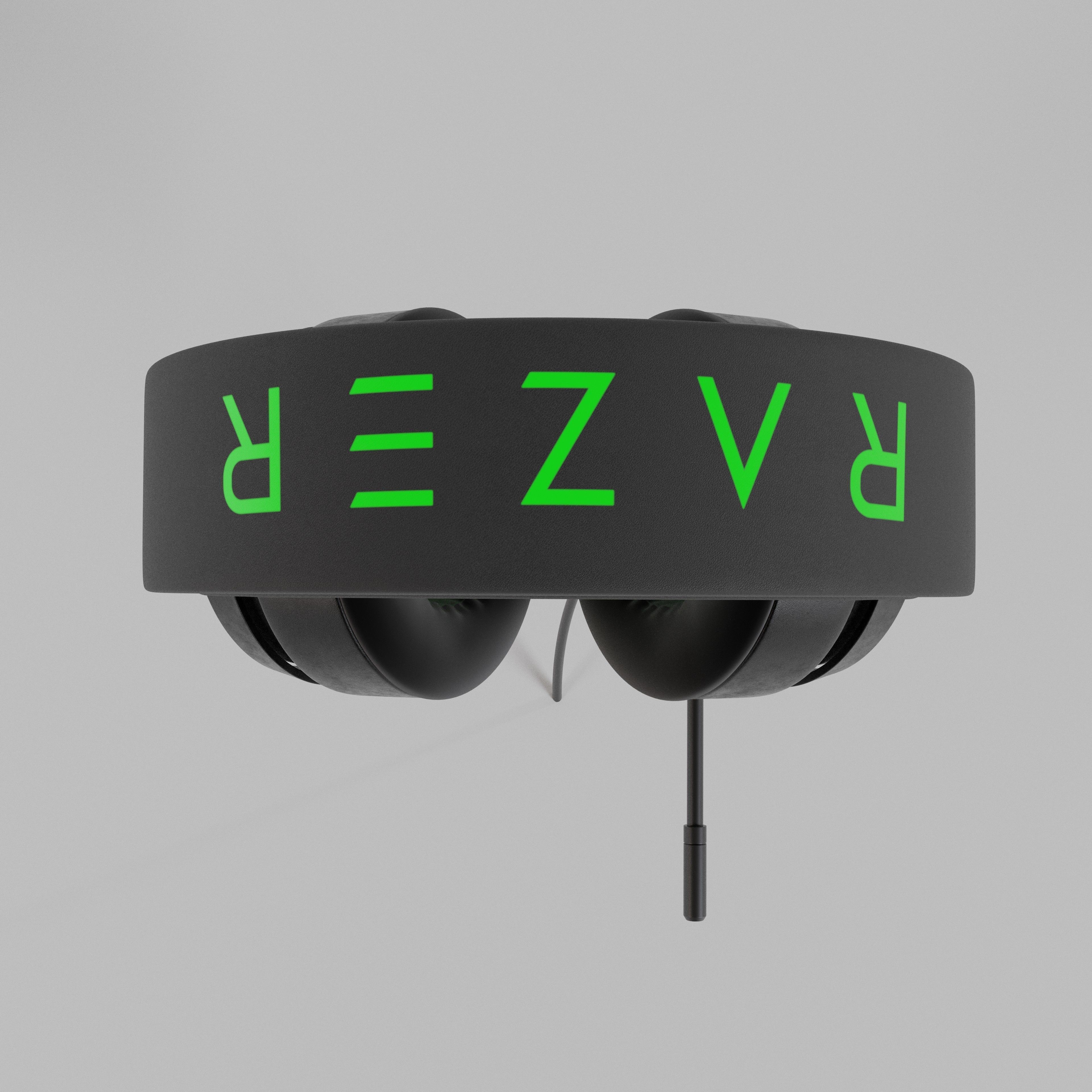 Headset Razer 3D model_7