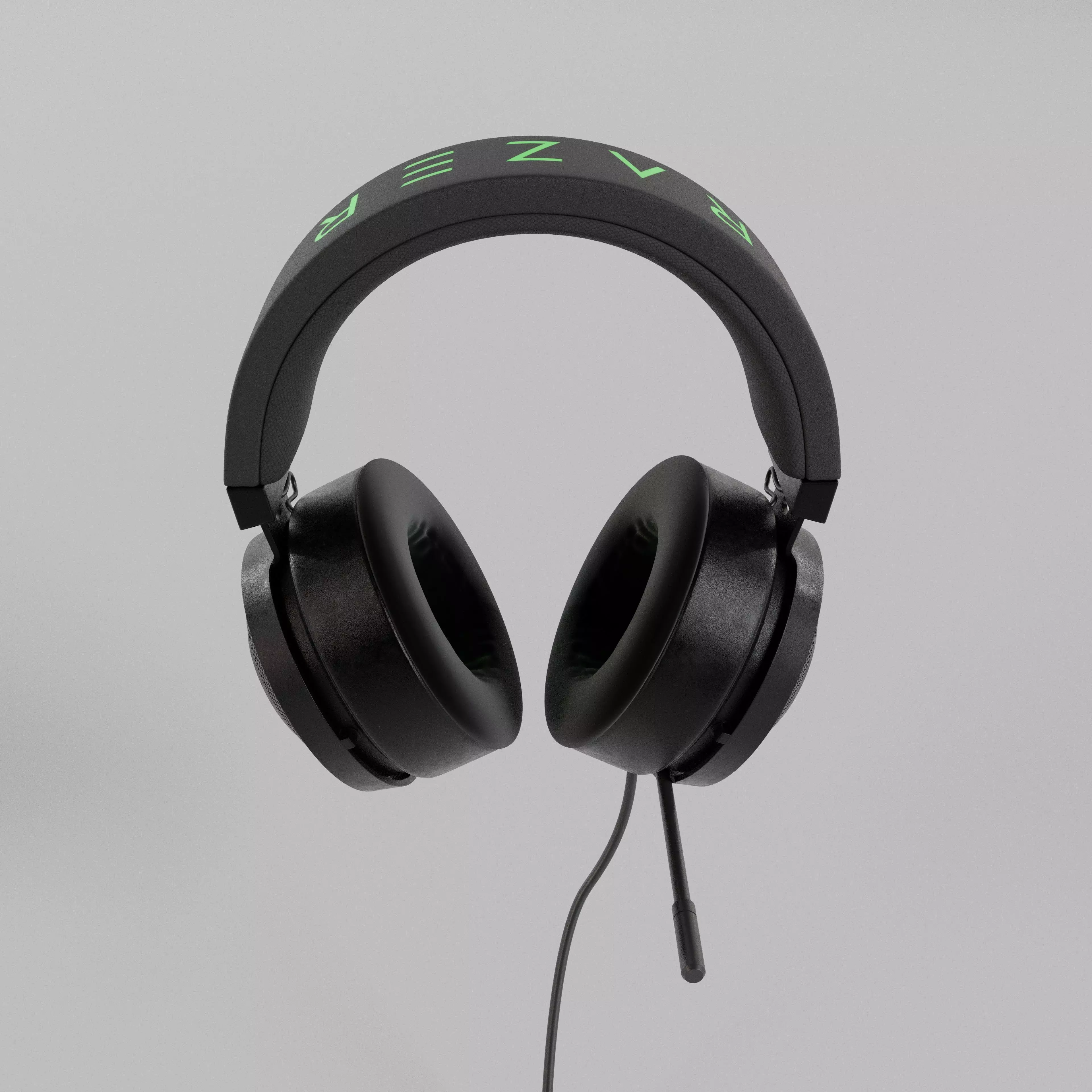 Headset Razer 3D model_0