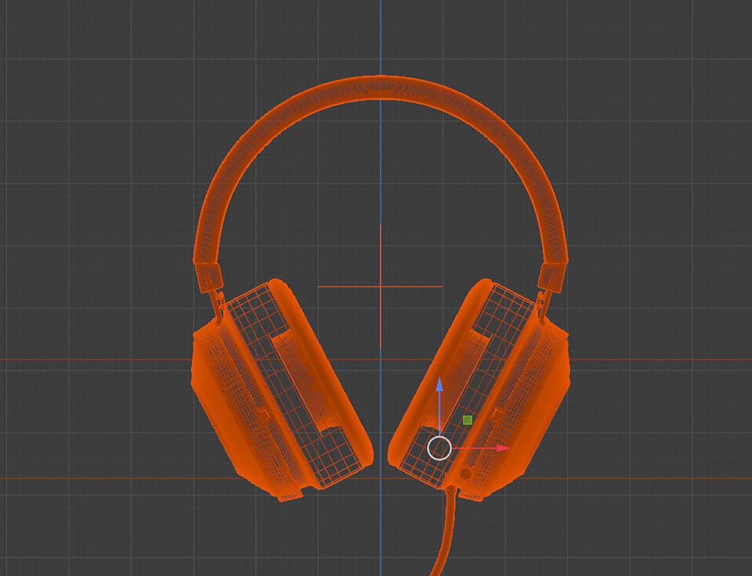 Headset Razer 3D model_9