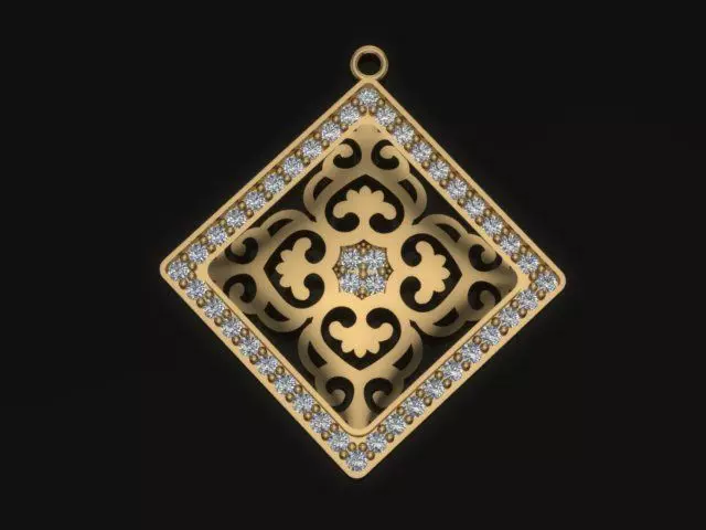 Traditional Pendant  3D print model_0