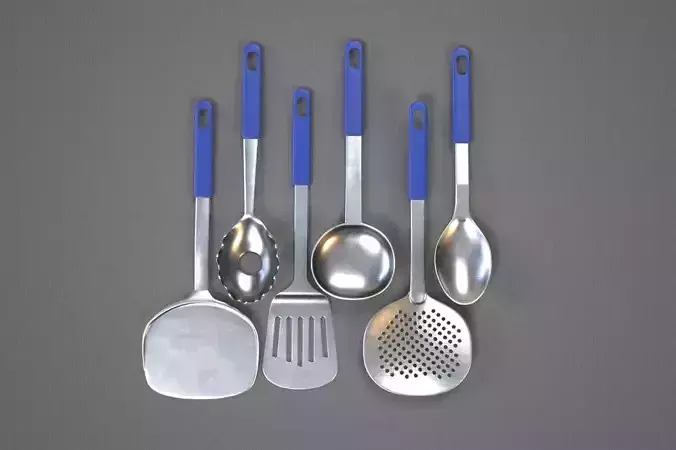 Fry Skimmer ladle Solid Turner Spatula spoon