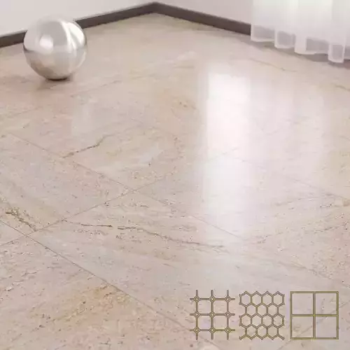 Mrf Floor Stone07 Low-poly 3D model