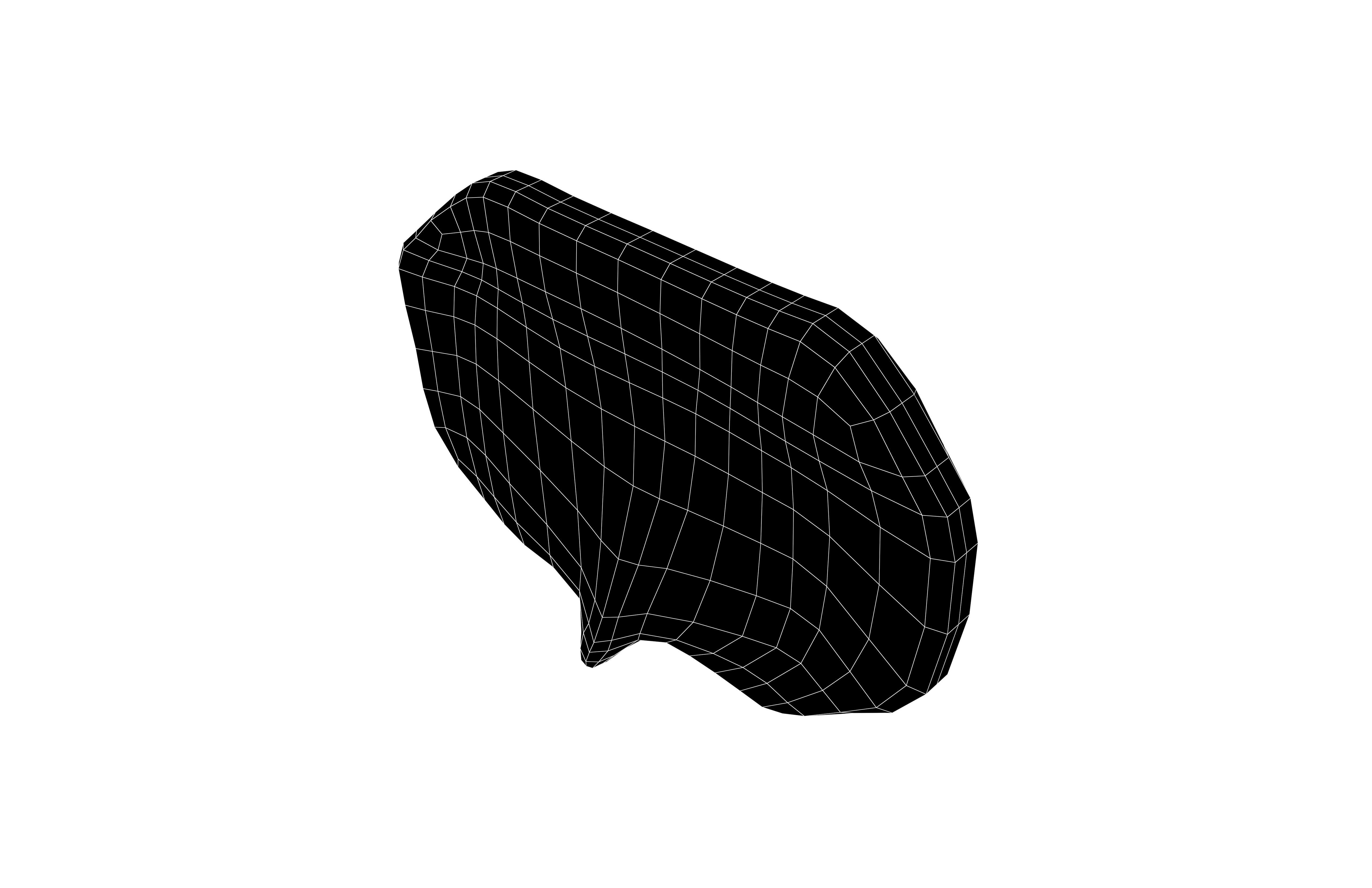 Speech Balloon v28 002 Low-poly 3D model_6