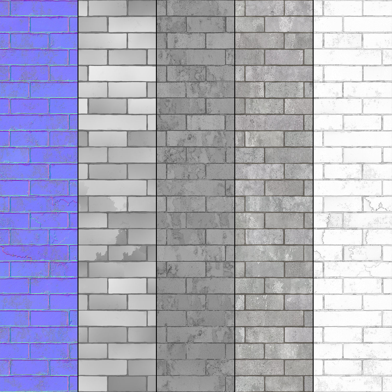 Mrf Gray-Brick-Damaged Texture_1