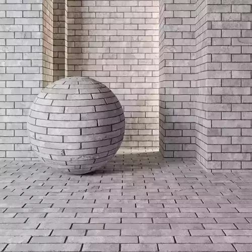 Mrf Gray-Brick-Damaged Texture