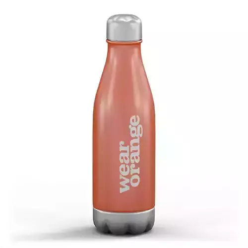 Wear Orange Water Bottle 3D model