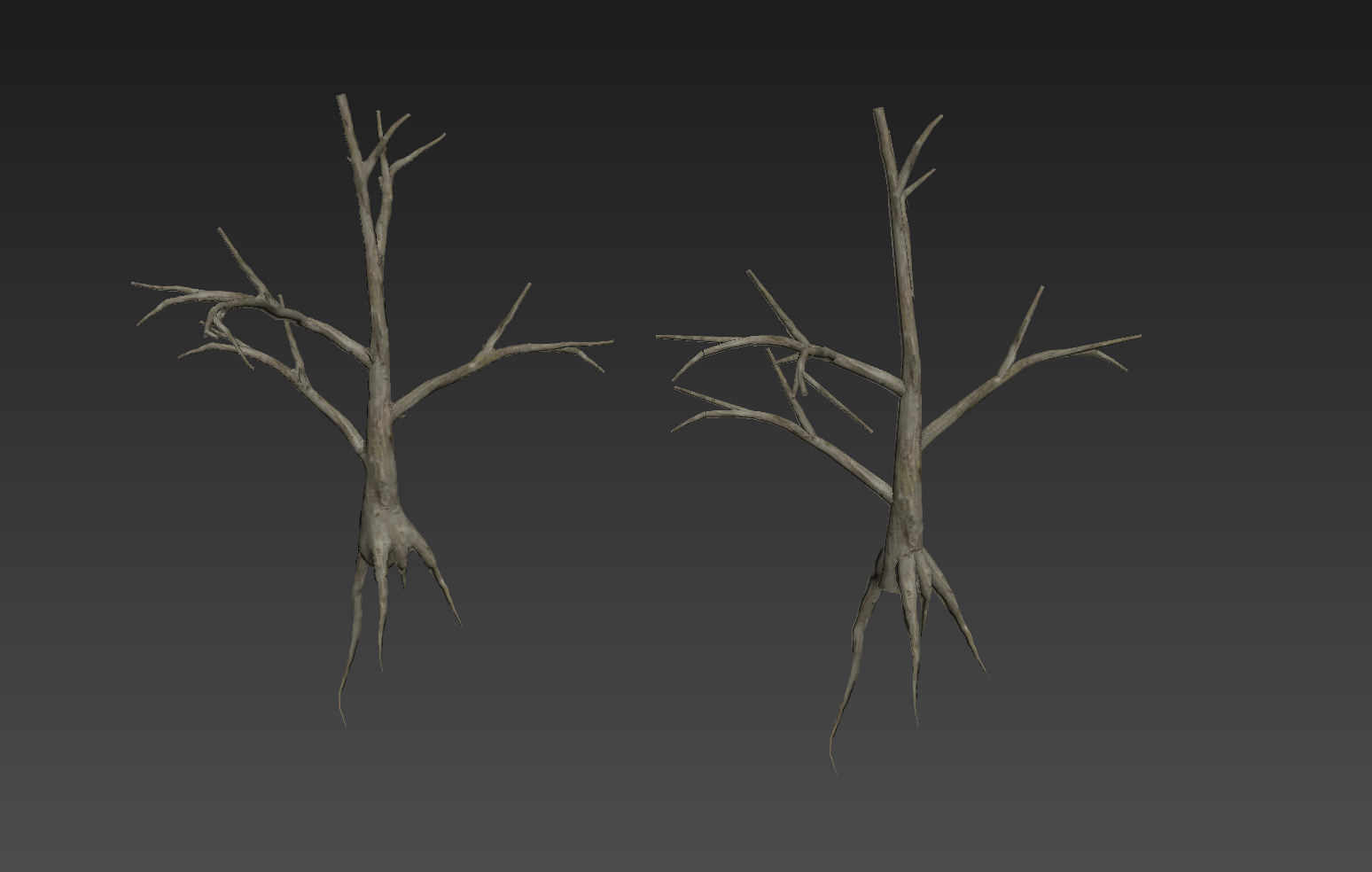 30 Dead Tree Models for Games Low-poly 3D model_38