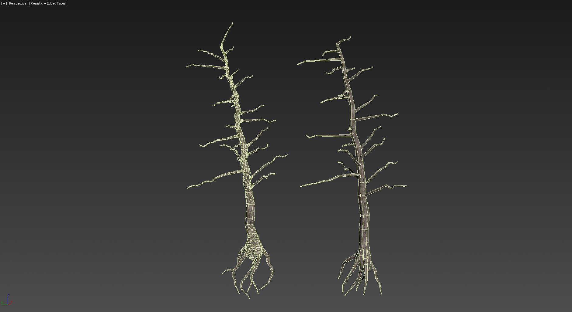 30 Dead Tree Models for Games Low-poly 3D model_20
