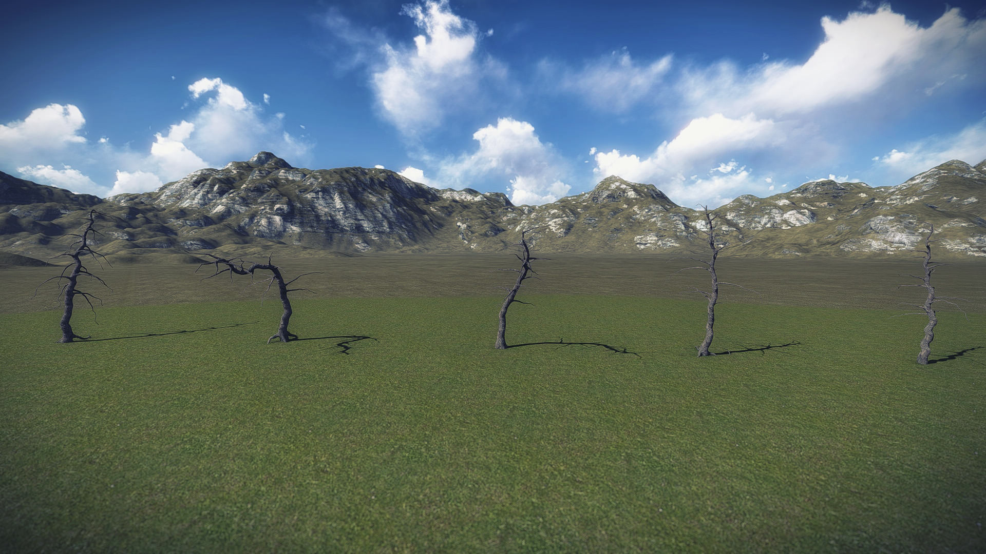30 Dead Tree Models for Games Low-poly 3D model_5