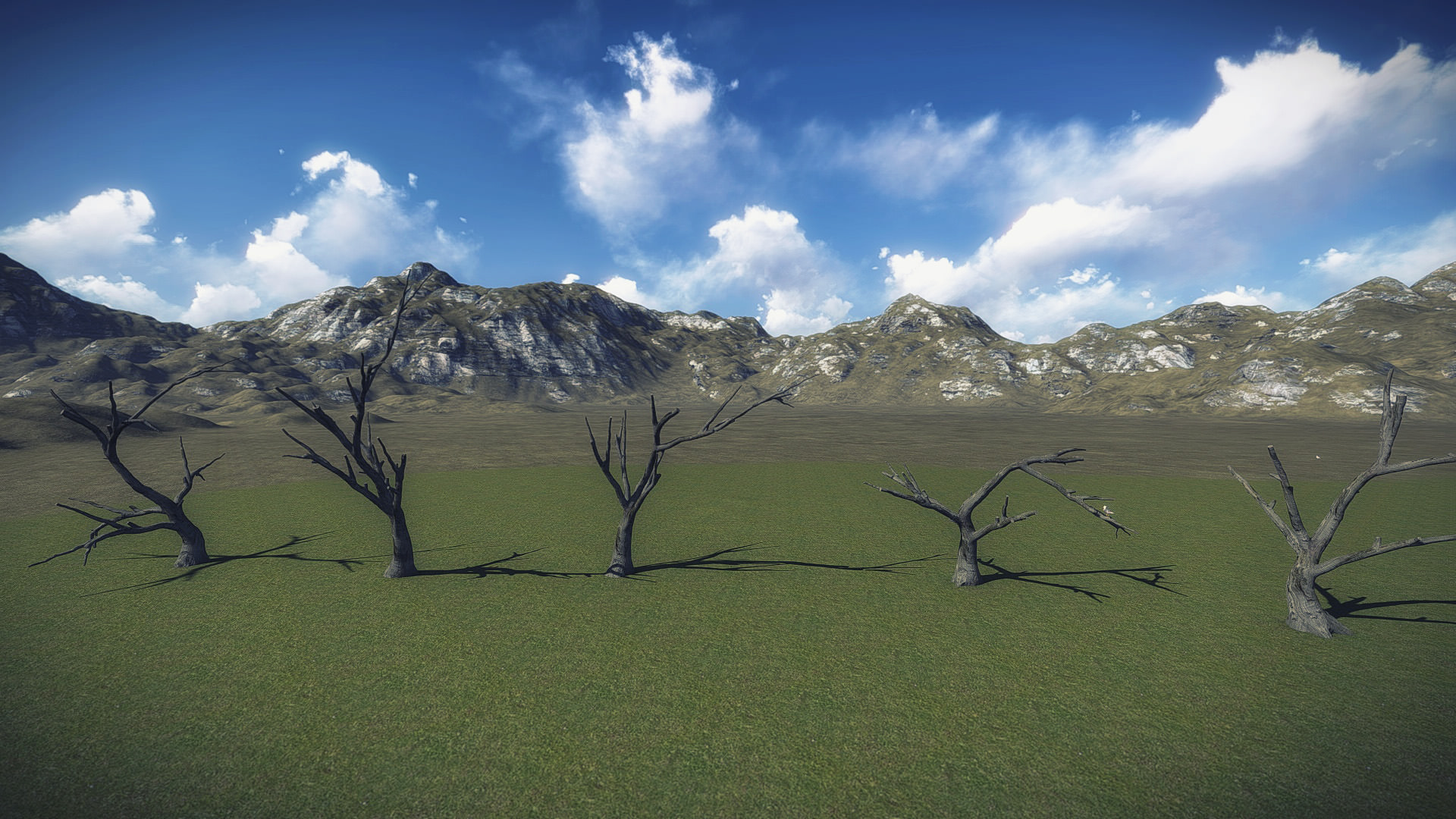30 Dead Tree Models for Games Low-poly 3D model_6