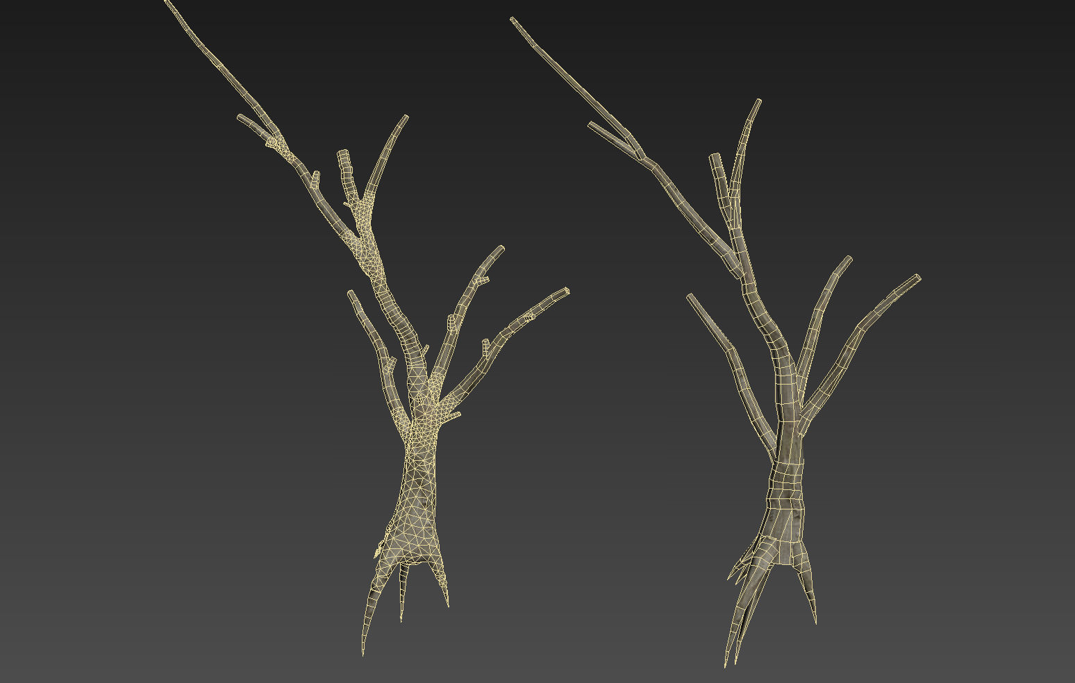 30 Dead Tree Models for Games Low-poly 3D model_52