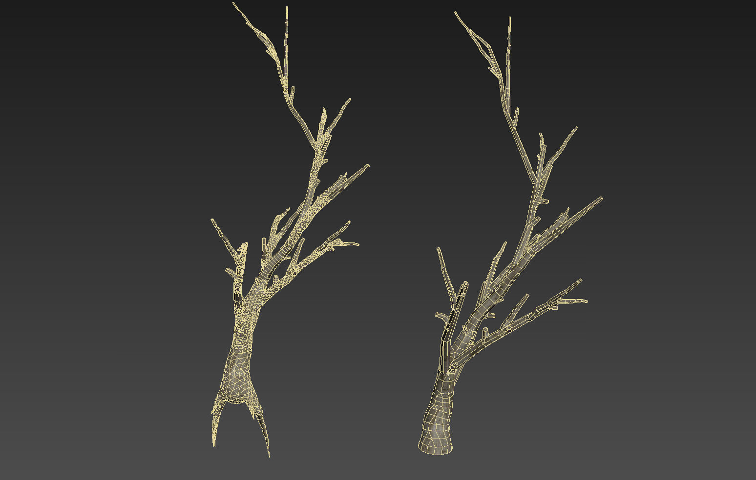 30 Dead Tree Models for Games Low-poly 3D model_69