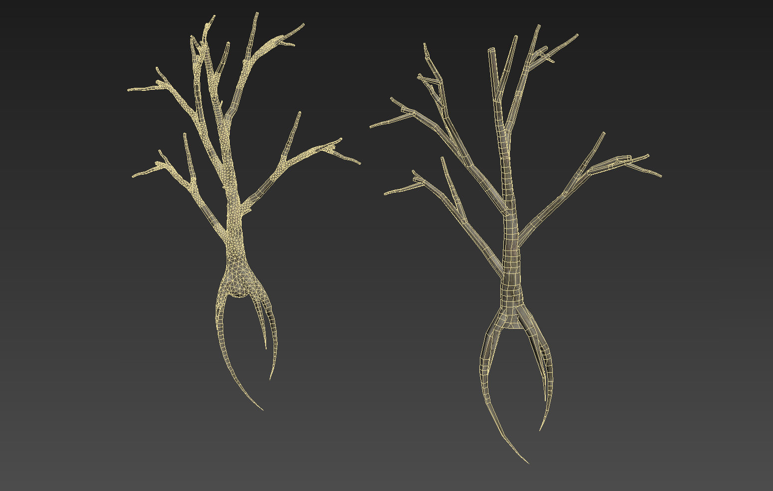 30 Dead Tree Models for Games Low-poly 3D model_50