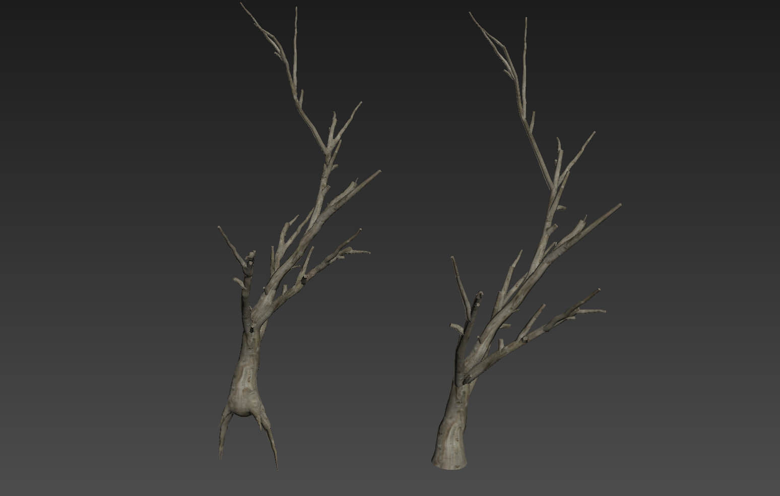 30 Dead Tree Models for Games Low-poly 3D model_66
