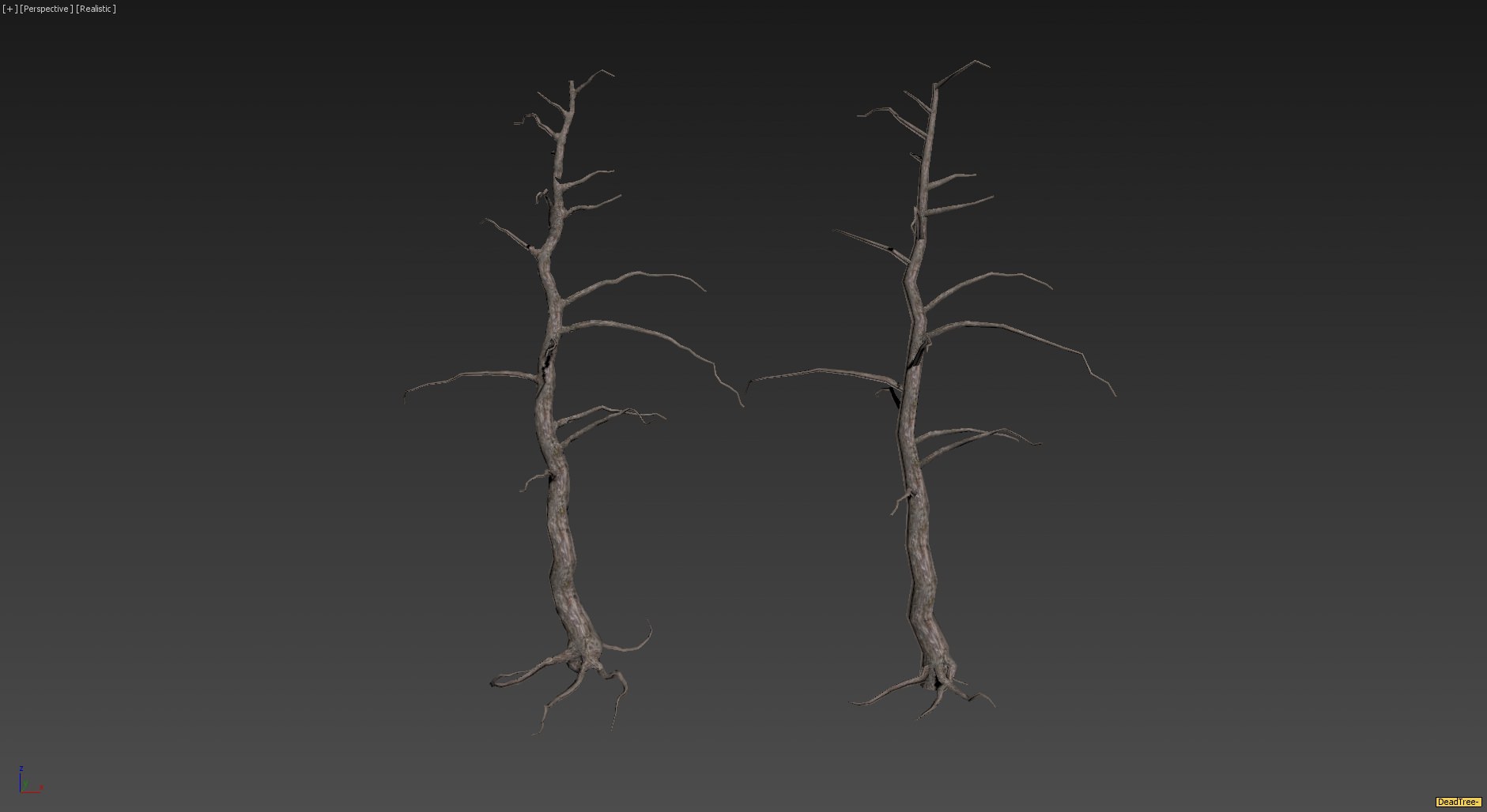 30 Dead Tree Models for Games Low-poly 3D model_34